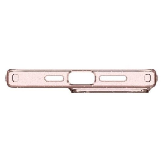 Spigen Liquid Crystal Glitter Rosa TPU Mobildeksel til iPhone 15 Pro Max