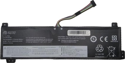 Batteri Ekstra Digitalt Bærbar Batteri Lenovo L17l2pb3 4500Mah Ekstra Digitalt Avansert NB482078