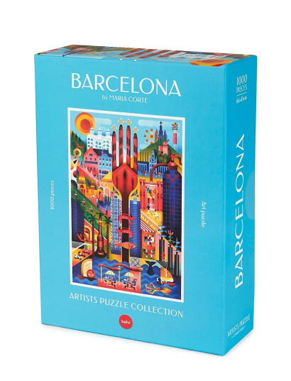 Balvi Puslespill Barcelona 1000 Brikker Blue One Size Balvi Puslespill Barcelona 1000 Brikker Blue One Size