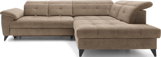 Inferne 5 seters Sofa med Sjeselong Mørk beige Inferne 5 seters Sofa med Sjeselong Mørk beige