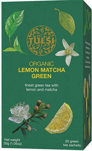 Tulsi Lemon Matcha Green Te Ø   20 br