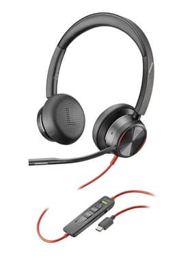 Poly Blackwire 8225 Hodesett Usb-c Svart Poly Blackwire 8225 Hodesett Usb-c Svart