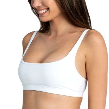 Bread and Boxers Soft Bra BH Hvit okologisk bomull X-Small Dame Bread and Boxers Soft Bra BH Hvit okologisk bomull X-Small Dame