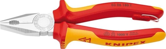 Knipex Kombinationstång 0306180t 180mm Vde
