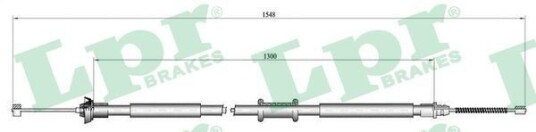 Tautrekk, håndbremse LPR C0184B Tautrekk, håndbremse LPR C0184B