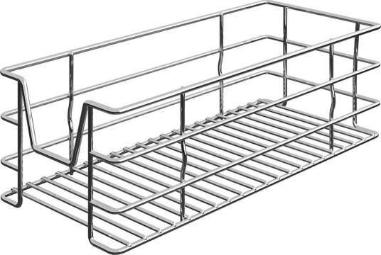 B2X Teleskop Teleskopisk ettermonteringsskuff 30 cm forkrommet metall