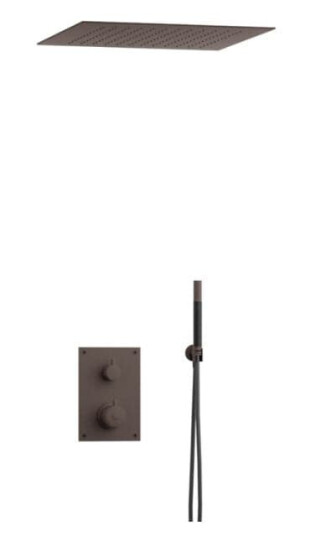 Tapwell Box7268 ED2 Innfelt Takdusj Innbygging Bronze / 430x430mm (TA-9426816)