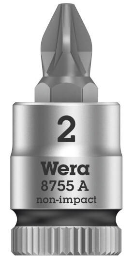 Wera 8755 A 05003354001 Kryssspor Pozidriv Socket Bits Innsats Pz 2 1/4 (6,3 Mm) Wera 8755 A 05003354001 Kryssspor Pozidriv Socket Bits Innsats Pz 2 1/4 (6,3 Mm)