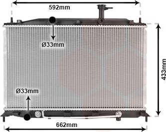 VAN WEZEL 82002177 Radiator motorkjøling