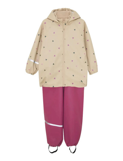 CeLaVi Rainwear Set Aop Beige 70
