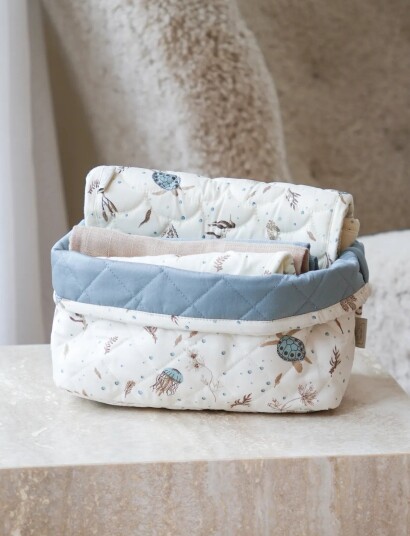 Cam Cam Copenhagen Baby Care Gift Set Sea Garden Blue