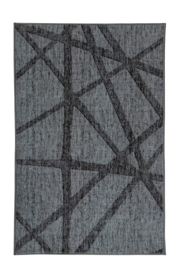 Nordstrand Home Gulvteppe - 140x200 cm - Gry - Kortluvet teppe fra
