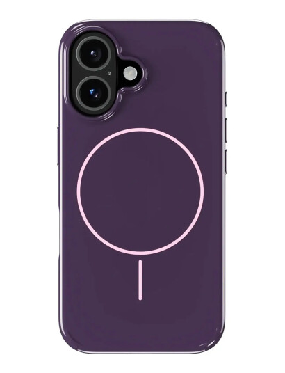 Holdit Mono Case Magsafe Iphone 16   Purple   IPHONE 16