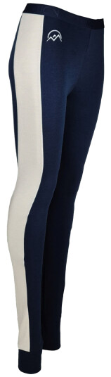 Peak Motion Fusion Wool Longs Dame Dark Navy/Offwhite S