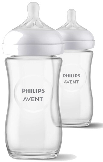 Philips Avent Tåteflaske 1+ Mnd 240ml 2 Pk Hvit Philips Avent Tåteflaske 1+ Mnd 240ml 2 Pk Hvit