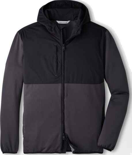 Peter Millar Vail Hoodie Jacket Svart Golfjakke herre Black Medium