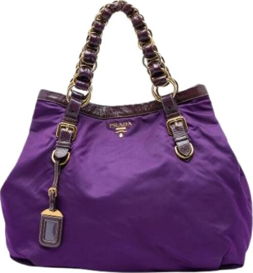 Prada Vintage Dame Pre owned Lilla ONE SIZE,