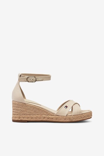Tommy Hilfiger   Sandaletter Mid Wedge Espad X Cross