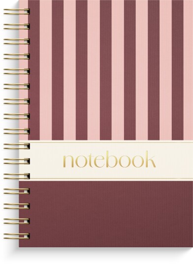 Notatbok Burde A5 Stripes polka Notatbok Burde A5 Stripes polka