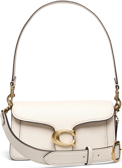 Coach Polished Pebble Leather Tabby Shoulder Bag 20 Refresh   White   ONE SIZE