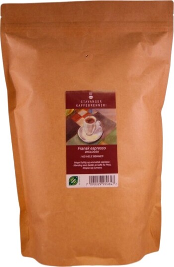 Stavanger Kaffebrenneri fransk espresso bønner 1 kg