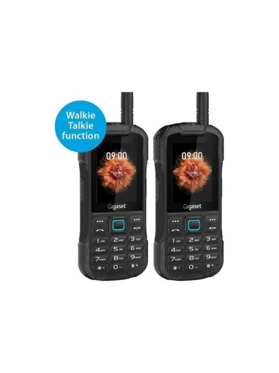 Siemens Gigaset GLX8 Active Duo 4G Dobbelt-SIM Mobiltelefon Svart Siemens Gigaset GLX8 Active Duo 4G Dobbelt-SIM Mobiltelefon Svart