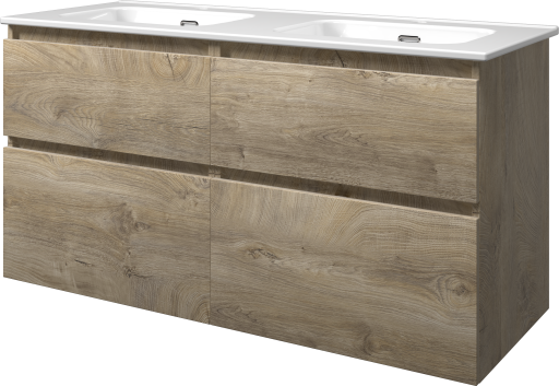 Sanibell Proline møbelpakke, 121x46 cm, rå eik Sanibell Proline møbelpakke, 121x46 cm, rå eik