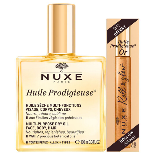 Nuxe Huile Prodigieuse Multipurpose Dry Oil And Roll-On Limited Edition 108 ml
