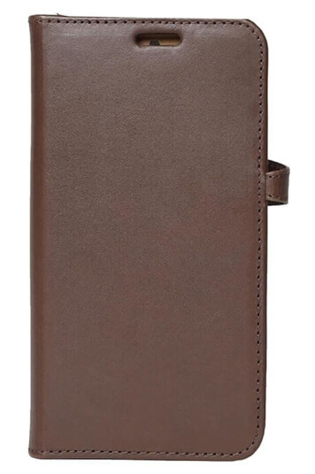 Gear Buffalo Lommebokdeksel for iPhone 12 / 12 Pro - Brunt Skinn med Magnetlås