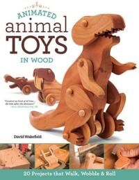 Animated Animal Toys In Wood Av David Wakefield