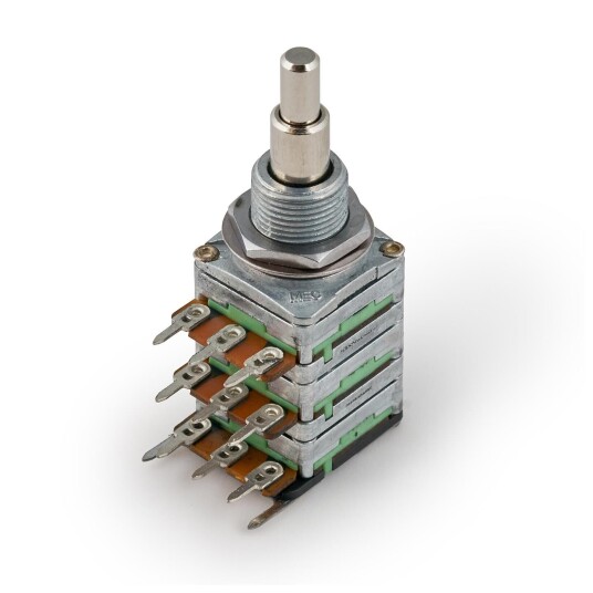 Mec Stereo + Mono Stacked Potentiometer (05c220k / 05a220k) / B500k