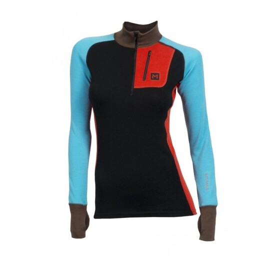 Aclima Lars Monsen Anárjohka Polo Wo Dame 104 Jet Black/Poinciana/River Blue/Dark S