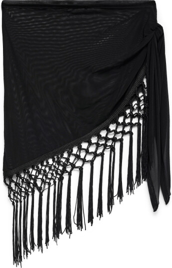 Vero Moda Awliza Mesh Scarf Black ONE SIZE Vero Moda Awliza Mesh Scarf Black ONE SIZE