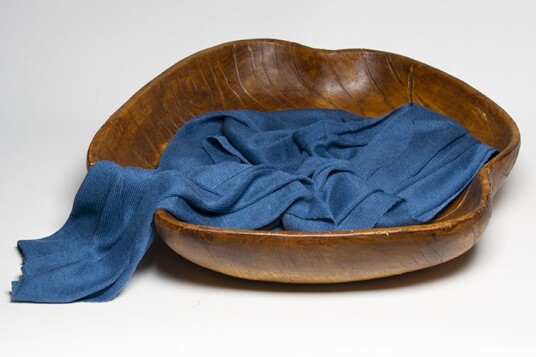 Sjal - Elastisk - 50x150 cm - Azurblått