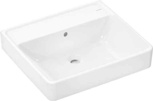 Hansgrohe Xanuia Q Vegghengt Servant 55x48 cm u/bl.hull m/ol Hvit