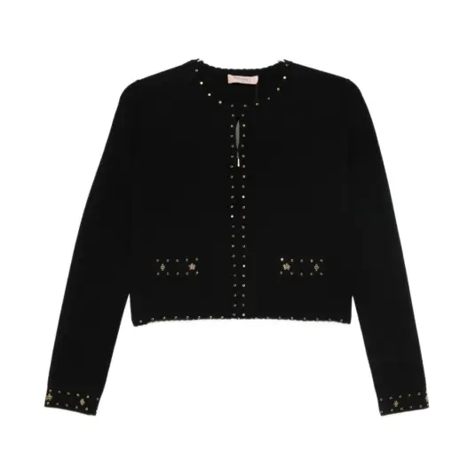 Twinset Dame Strikkevarer Svart M,