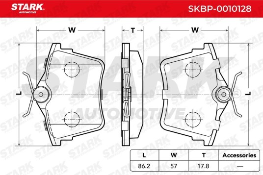 Bremseklosser STARK SKBP 0010128