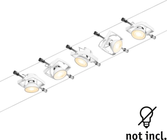 Taklampe Paulmann Wire Mac II Hvit Entré Metall Moderne Hvit