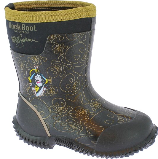 Dock Boot "Kaptein Sabeltann" Støvler Black/Gold Black/Gold 31 Dock Boot "Kaptein Sabeltann" Støvler Black/Gold Black/Gold 31