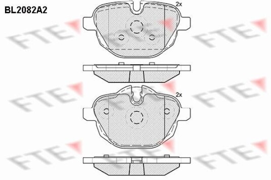 Bremseklosser FTE 9010666 Bremseklosser FTE 9010666