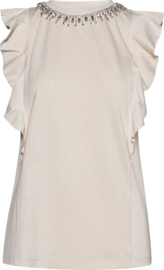 Silvian Heach Dame Topper Hvit L,