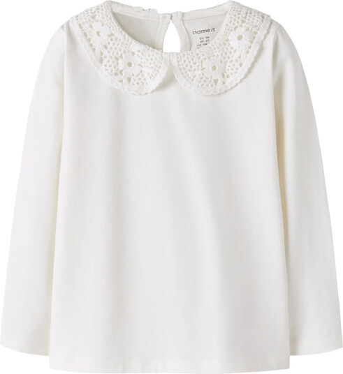 Name It Nmfnus Ls Top White 122 128