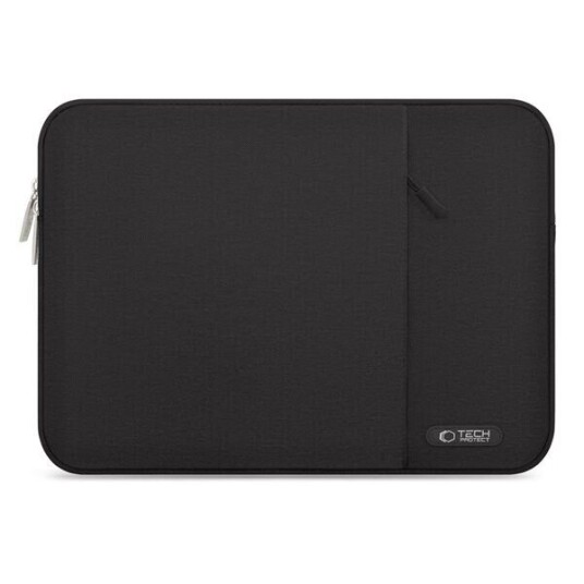 Tech-Protect Sleevy 15-16" Laptop Sleeve med Lomme - Svart