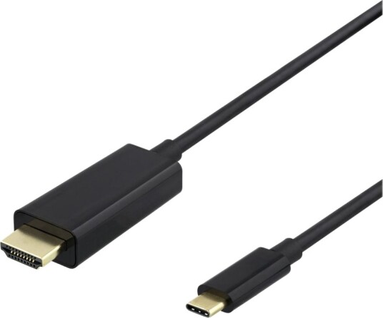 Deltaco Adapterkabel Usb C Hann Til Hdmi Hann 2 M Svart 4 K 60 Hz 4096 X 2160 Støtte Deltaco Adapterkabel Usb C Hann Til Hdmi Hann 2 M Svart 4 K 60 Hz 4096 X 2160 Støtte