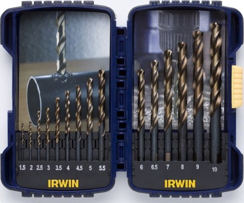 Irwin HSS Turbomax Borsett 1,5-10 mm, 15 deler - Maskintilbehør