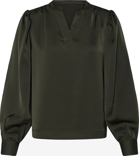 ICHI Bluse Ihletta Thin Ls Grønn ICHI Bluse Ihletta Thin Ls Grønn