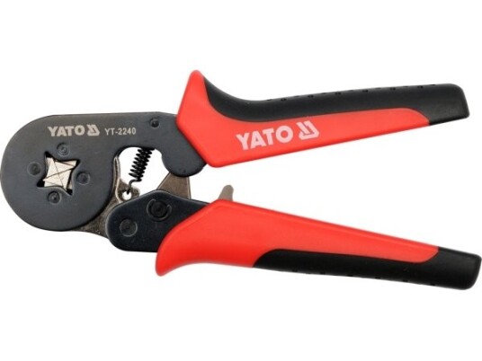 Yato Yt-2240, Crimptang, Polypropylen (Pp), Termoplastisk Gummi (Tpr), Sort, Rød, 180 Mm Yato Yt-2240, Crimptang, Polypropylen (Pp), Termoplastisk Gummi (Tpr), Sort, Rød, 180 Mm