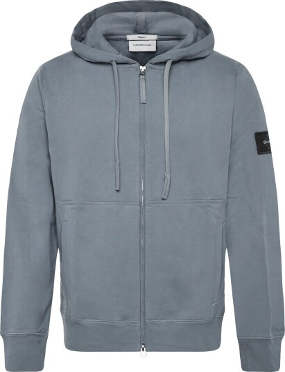 Calvin Klein Jeans Ls Eu 350Terry Badge Fz Hoodie Grey L Calvin Klein Jeans Ls Eu 350Terry Badge Fz Hoodie Grey L