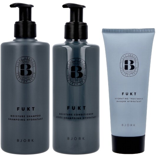 Björk FUKT Bundle Shampoo 250 ml & Conditioner 250 ml & Treatment Masq