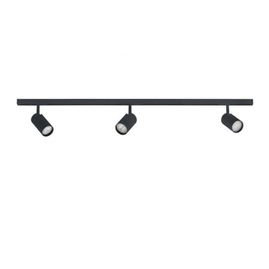 Antidark Designline Tube komplett 2 meter spotskinne med 3 spotter GU10 - Svart Antidark Designline Tube komplett 2 meter spotskinne med 3 spotter GU10 - Svart